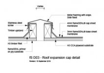 Roof Expansion Cap Detail
